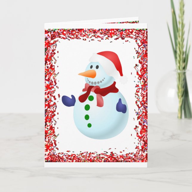 Cartão de Saudação de Natal (Frente)