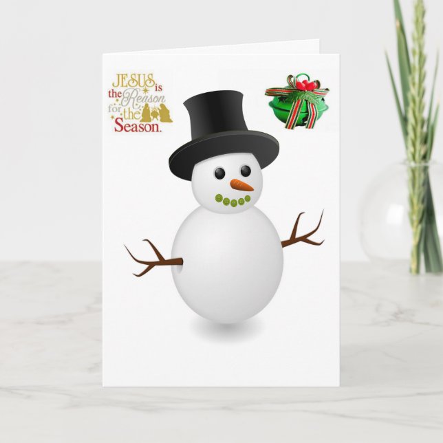 Cartão de Saudação de Natal (Frente)