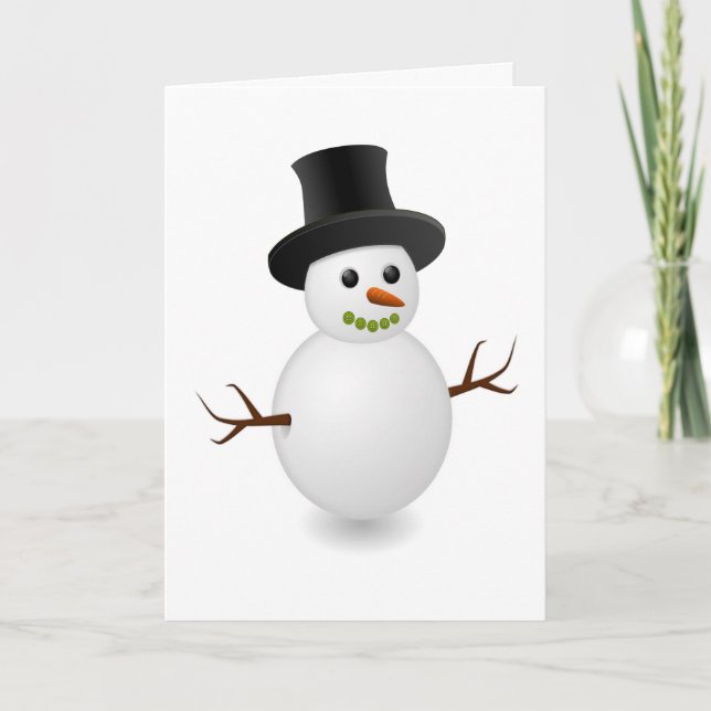 Cartão de Saudação de Natal (Frente)