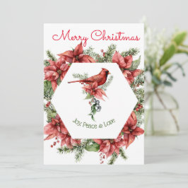 Cartão de Saudação de Natal Cardeal