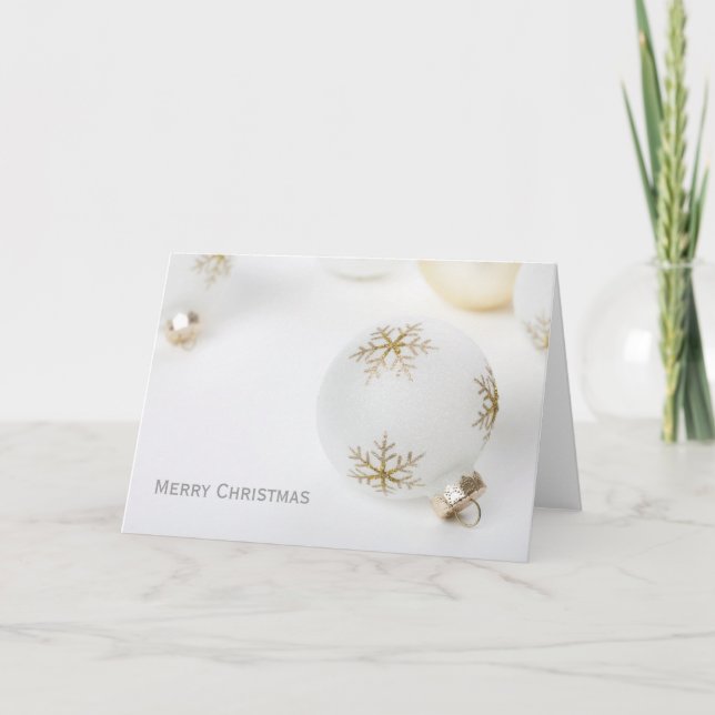 Cartão de saudação de Natal de Alta Chave com Orna (Frente)