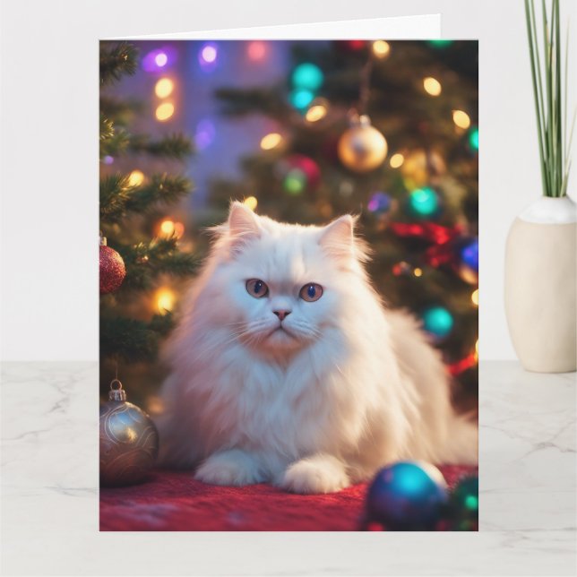 Cartão de Saudação de Natal Dobrado (Frente)