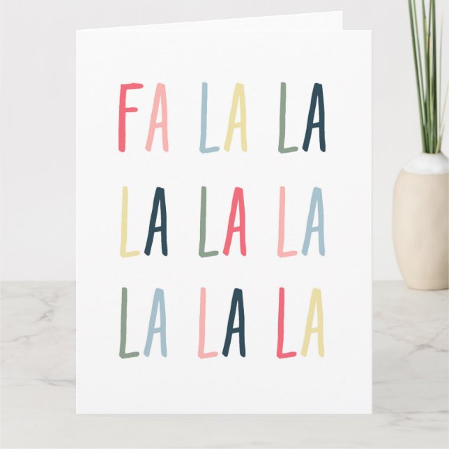 Cartão de Saudação de Natal Dobrado (Frente)