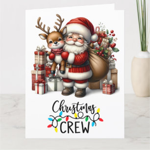 Cartão de Saudação de Natal Dobrado