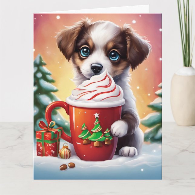 Cartão de Saudação de Natal Dobrado (Frente)