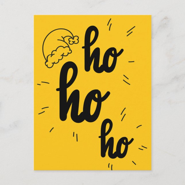 Cartão de Saudação de Natal Engraçado (Frente)