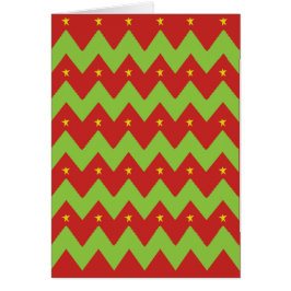 Cartão de Saudação de Natal/Envelope "Árvores de N