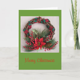 Cartão de saudação de natal feliz