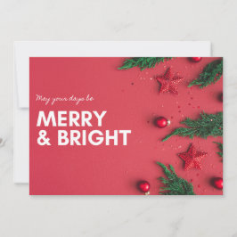 Cartão de saudação de natal feliz