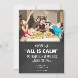 Cartão de Saudação de Natal Feriado Engraçado