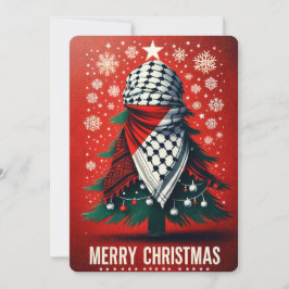 Cartão de saudação de natal PALESTINE