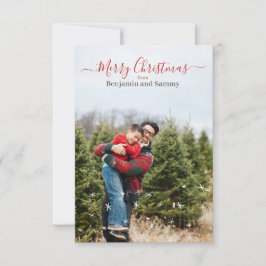 Cartão de Saudação de Natal Personalizado