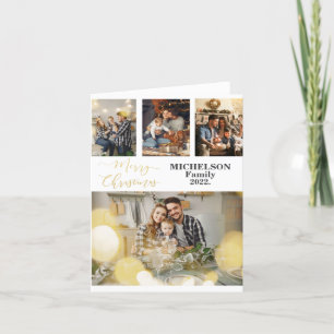 Cartão de Saudação de Natal Personalizado para Fot