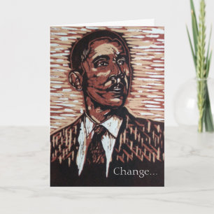 Cartão de Saudação de Obama para o Ano Novo