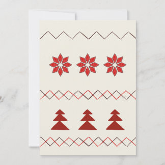 Cartão de saudação de padrão do kit