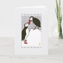 Cartão de Saudação de Paixões Sazonais Dobrados