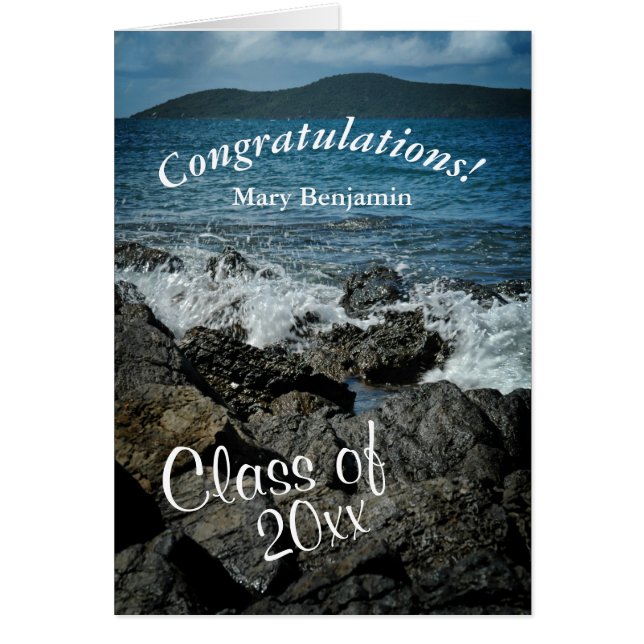 Cartão de Saudação de Parabéns do formando (Frente)