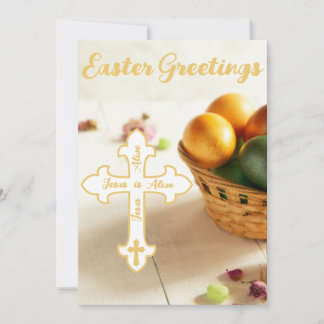 Cartão de saudação de páscoa
