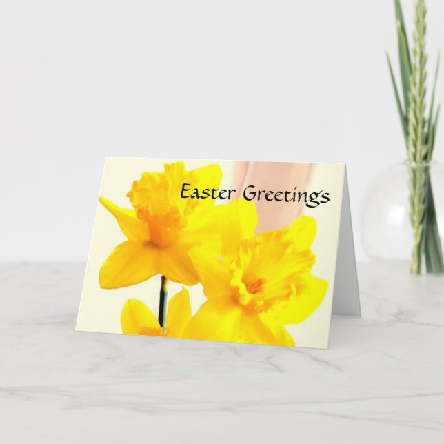 Cartão de saudação de páscoa (Frente)