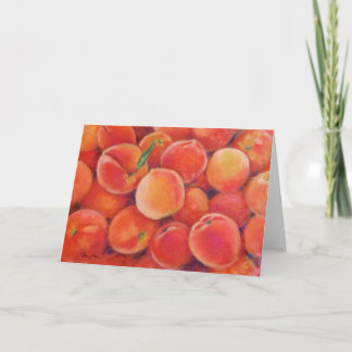 Cartão de Saudação de Pastel Peaches