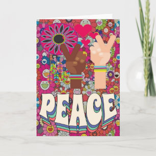 Cartão de Saudação de Paz