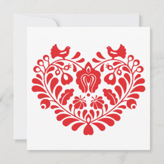 Cartão de Saudação de Pedido Tradicional