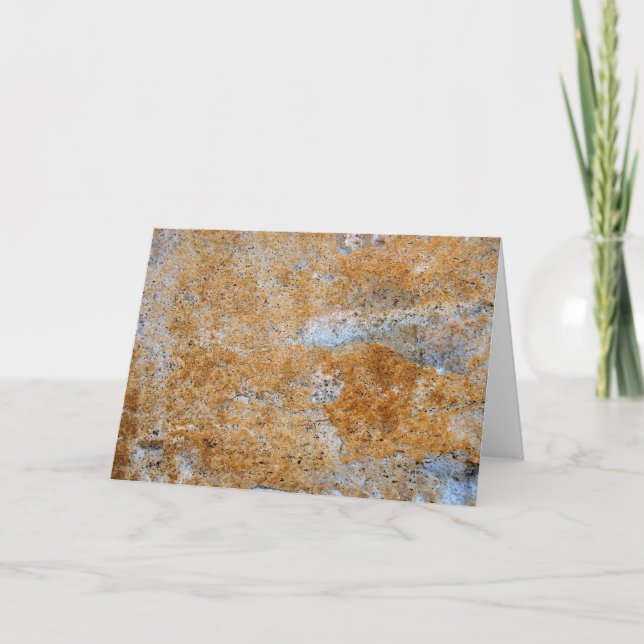 Cartão de saudação de pedra (Frente)