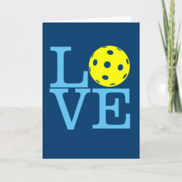 Cartão de Saudação de Pickleball - AMO Pickleball