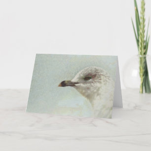 Cartão de Saudação de Pintura de Seagull
