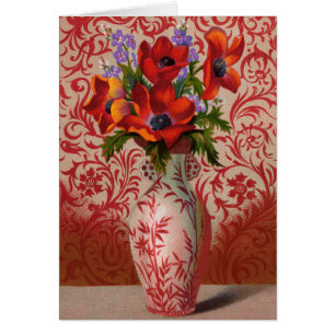 Cartão de Saudação de Poppies