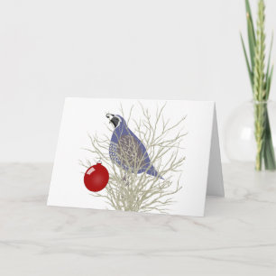 Cartão de Saudação de Quail