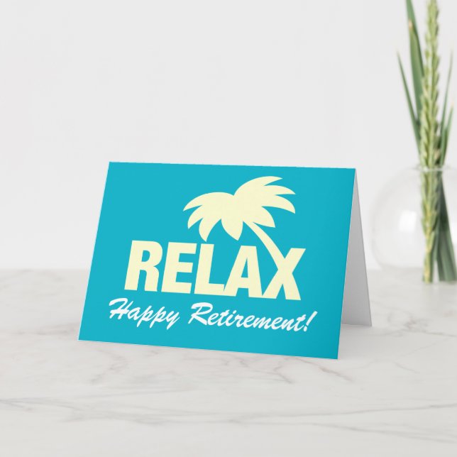 Cartão de saudação de Reforma Feliz Personalizado (Frente)