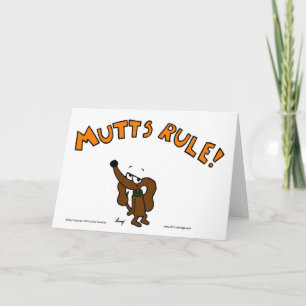 Cartão de Saudação de REGRA MUTTS Midge