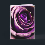 Cartão de saudação de ROSA de NIRTHDAY SISTER<br><div class="desc">CARTÃO DE ANIVERSÁRIO ROSA PURPLE</div>
