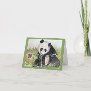 Cartão de saudação de Rosas de mancal