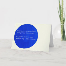 Cartão de saudação de saúde mental da Sara