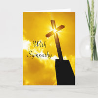 Cartão de Saudação de Simpatia Religiosa