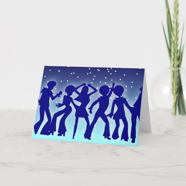 Cartão de saudação de slide elétrico (Frente)