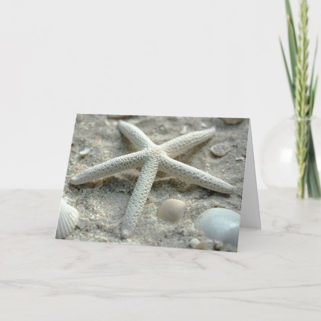 Cartão de Saudação de Starfish (Frente)