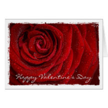 Cartão de Saudação de Texto Personalizado de Rosa