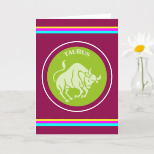 Cartão de Saudação de Touro