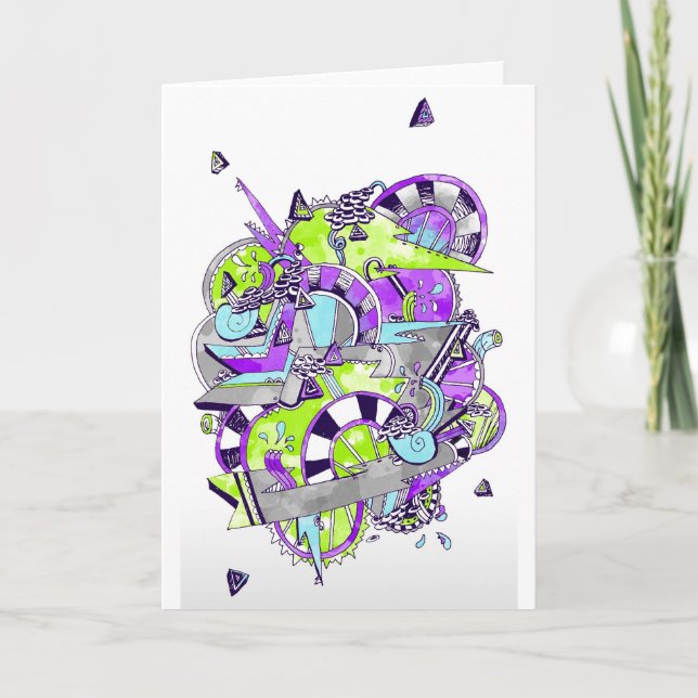 Cartão de Saudação de Tubarão (Frente)