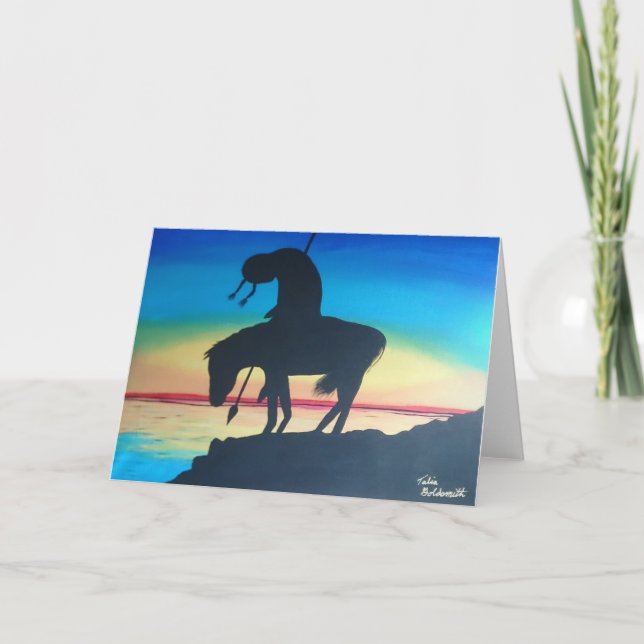 Cartão de saudação de vazio (Frente)