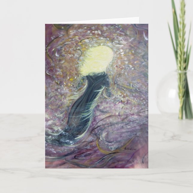 Cartão de saudação de Vazio "Blonde Smoke" (Frente)