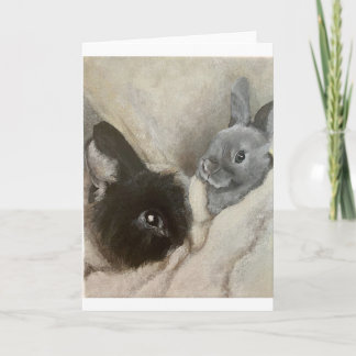 Cartão de Saudação de Vazio Bunnies