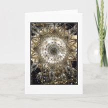 Cartão de saudação de Vazio 'Crystal'