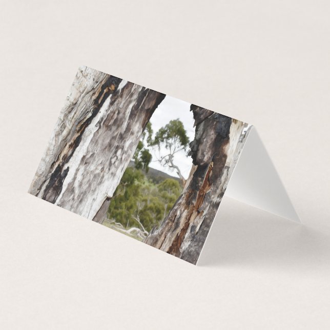 Cartão de saudação de Vazio da Natureza (Frente)