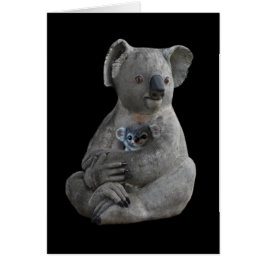 Cartão de saudação de Vazio de abraço de mãe