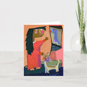 Cartão de saudação de VAZIO de Botello