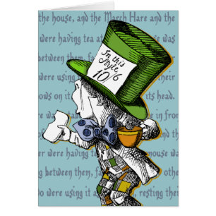 Cartão de saudação de Vazio de chapéu